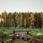 Sustainable Indie Band playing in nature